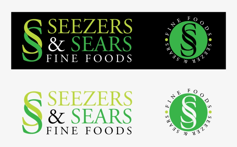 Seezers And Sears Logo Web - Drawing, transparent png