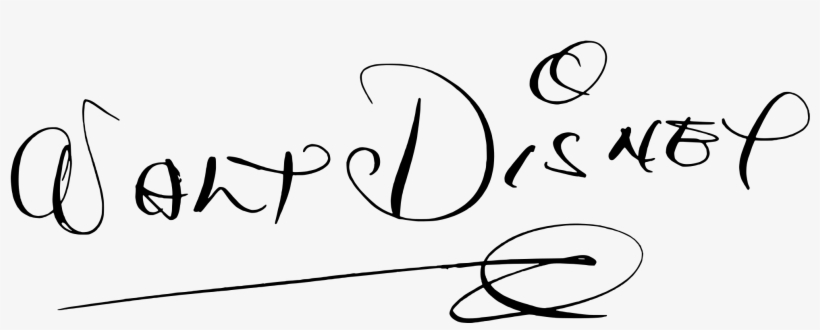 The Walt Disney Logo Was So Famous Walt Disney Had - Handtekening Walt Disney, transparent png