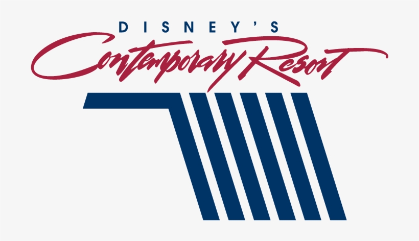 With A Name That Befits Its Architecture, Disney's - Disney's Contemporary Resort Logo, transparent png