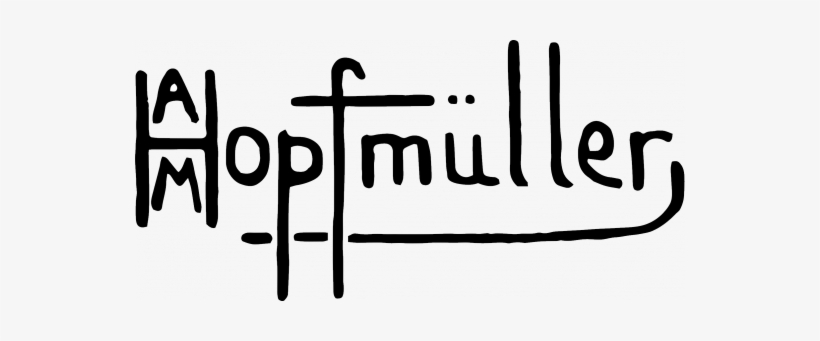 1920s Hopfmuller Signature - Cross, transparent png