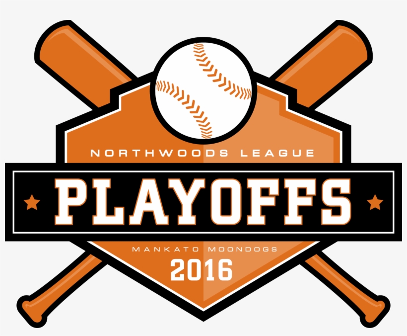 Moondogs Clinch 2016 Playoff Berth - Playoffs Baseball Logo, transparent png