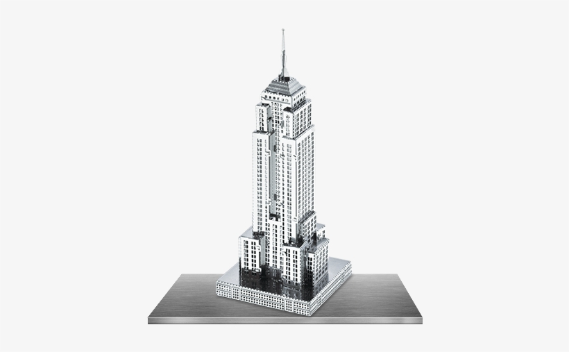 Empire State Building - Metal Earth Empire State Building, transparent png