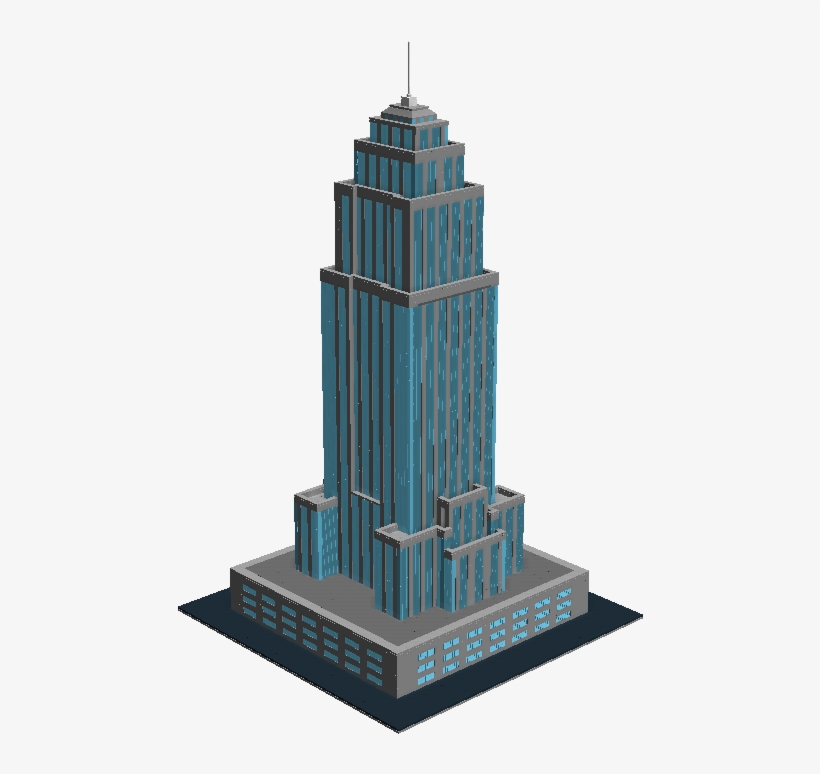 Ucs Empire State Building - Skyscraper, transparent png