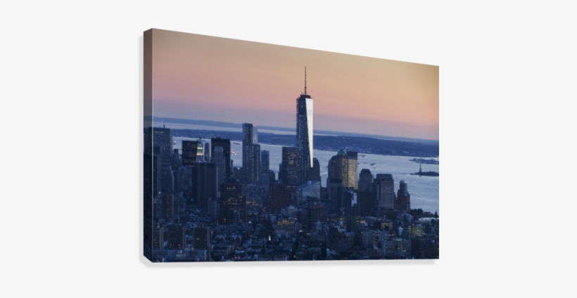 One World Trade Center, As Seen From The Empire State - Great Big Canvas Peter Langer Poster Print Entitled, transparent png