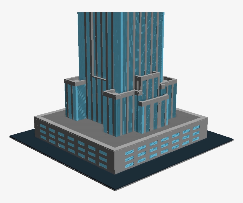 Ucs Empire State Building - 3d Project Of The Empire State Building, transparent png