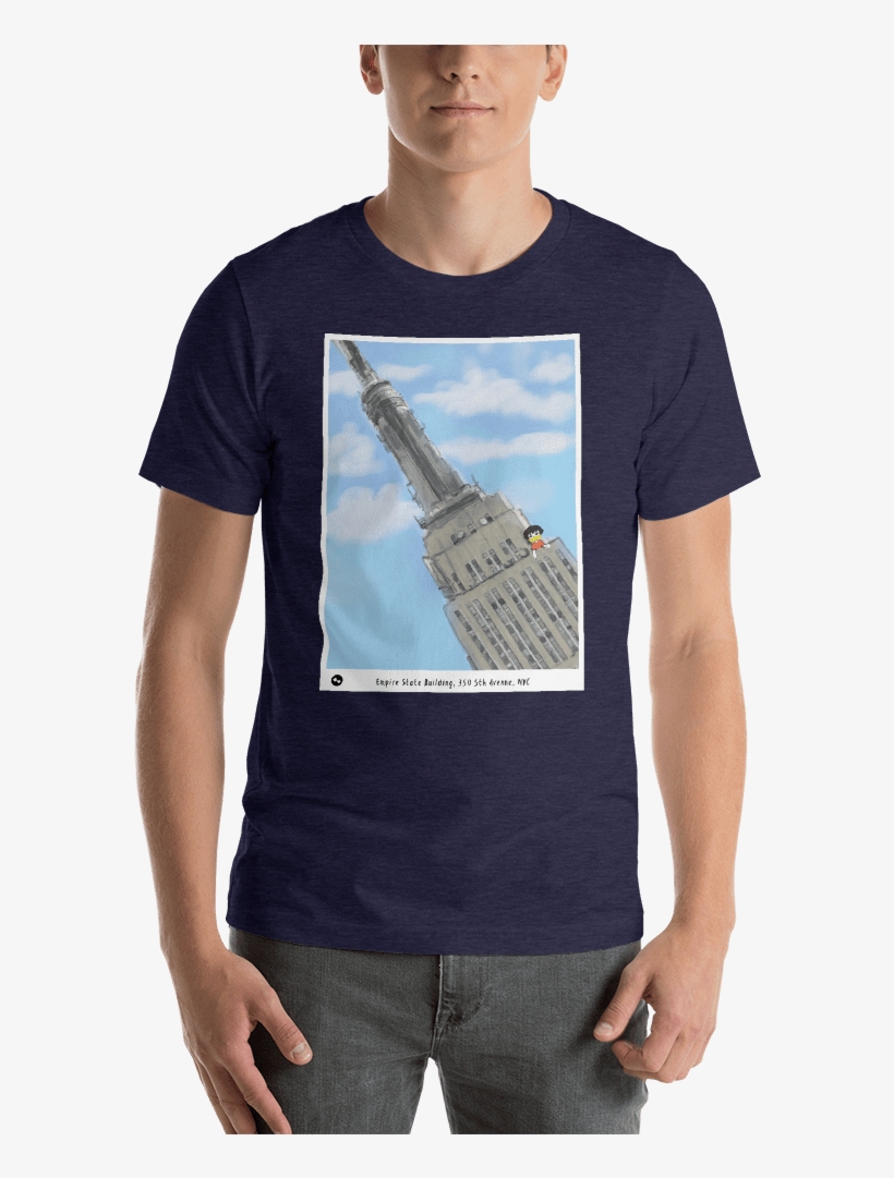 Tav The Duck At The Empire State Building T-shirt - Shirt, transparent png