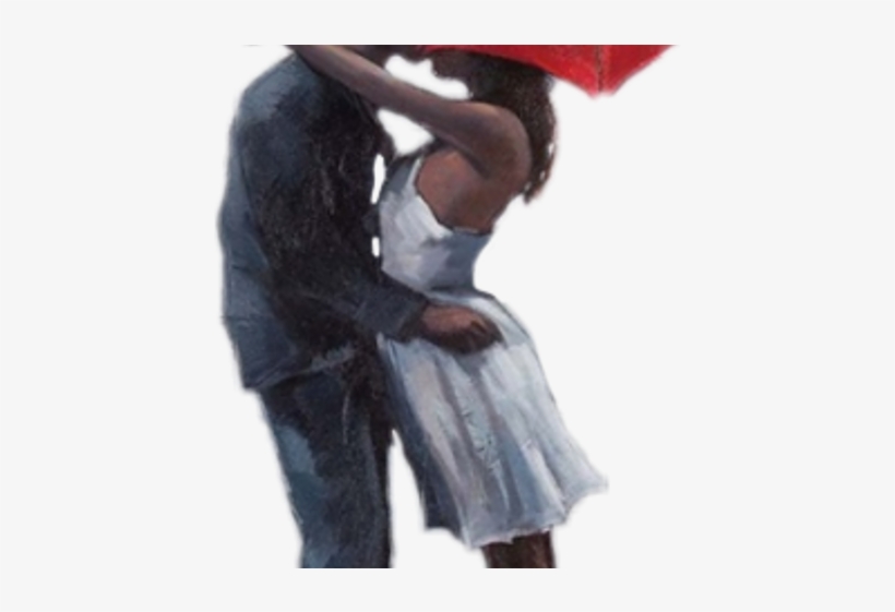 Kissing In The Rain Wall Art | Ol808, transparent png