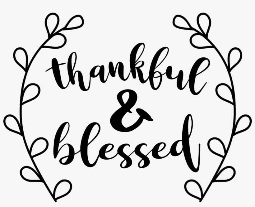 Svg Black And White Library Thankful And Free Cut - Scalable Vector Graphics, transparent png