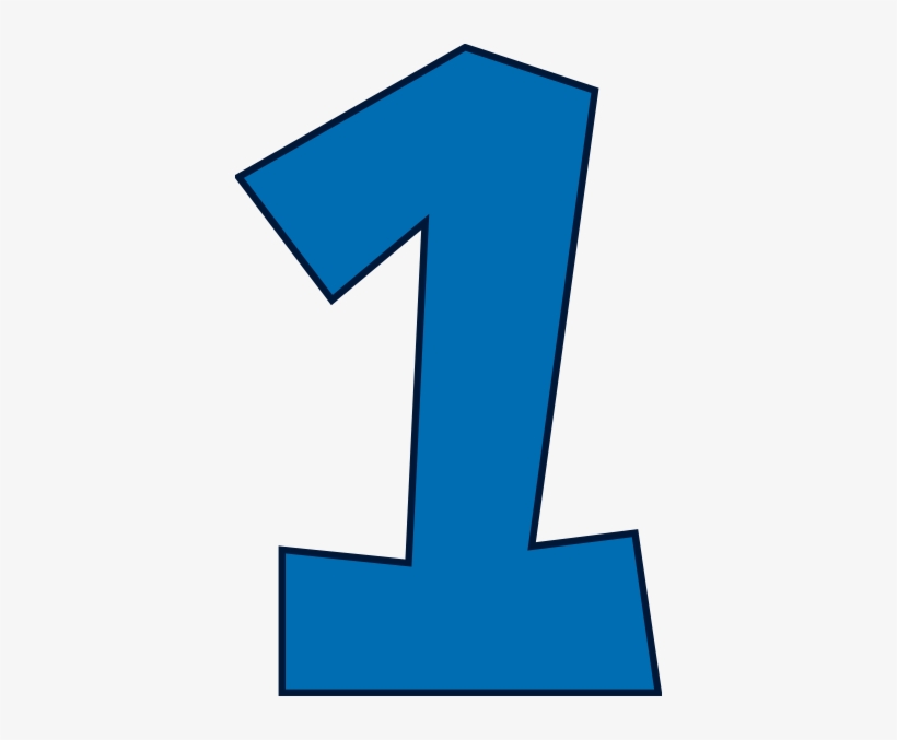 Free Icons Png - Number One Clip Art, transparent png