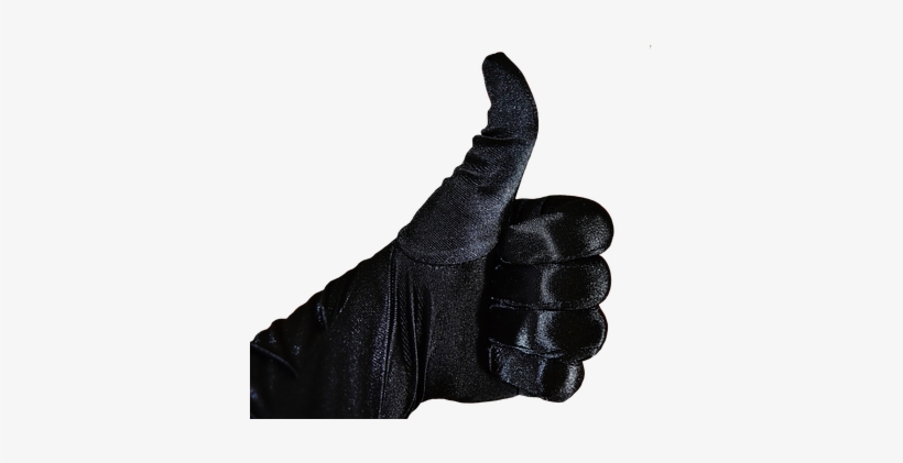 Consent, Yes, Isolated, Great, Checklist, Positive - Black Glove Thumbs Up, transparent png