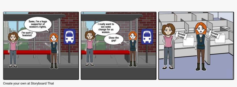 The Modern Day Feminist - Bus, transparent png