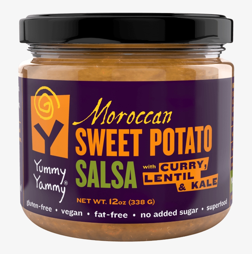 Moroccan Sweet Potato Salsa W/ Curry, Lentil & Kale - Yummy Yammy Sweet Potato Salsa Mexican Hot, transparent png