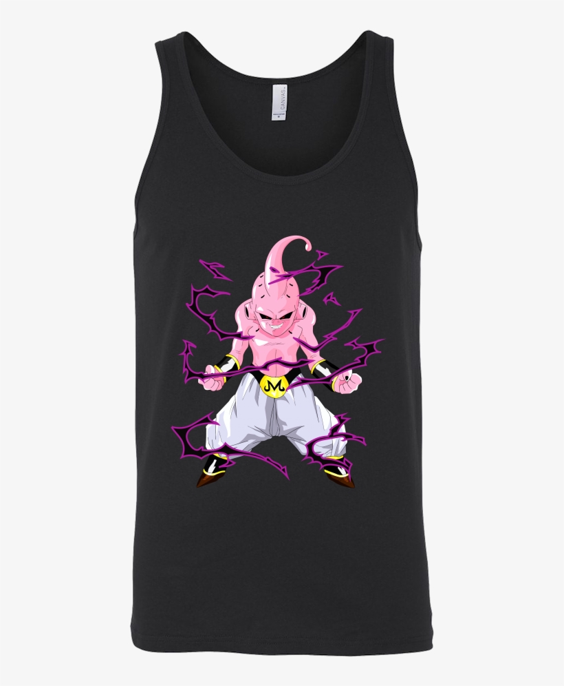 Unisex Tank Top T Shirt - Kid Buu Shirt, transparent png