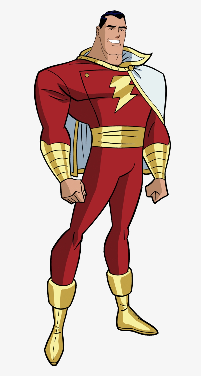 Jlu Captain Marvel By Alexbadass - Shazam Jlu, transparent png