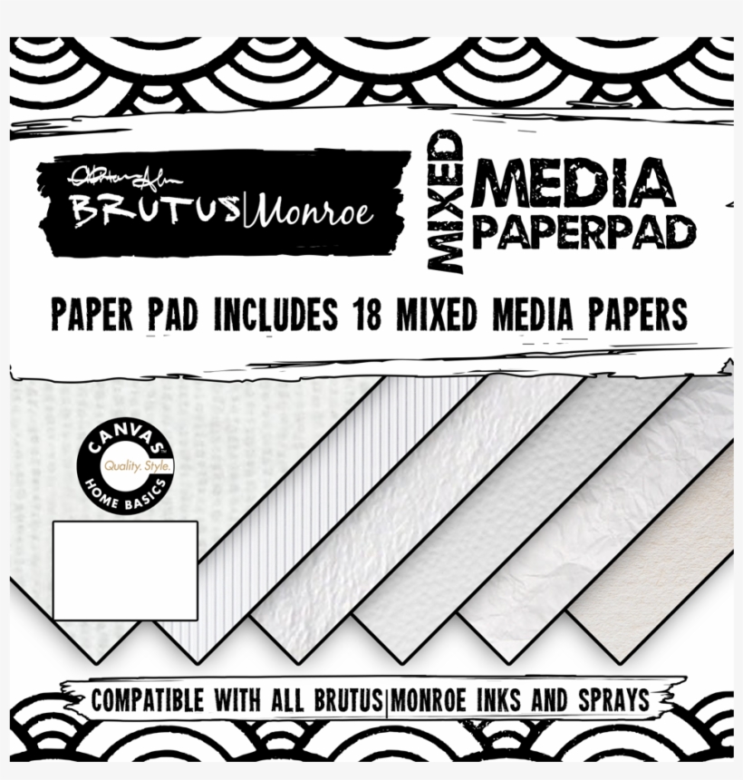 Brutus Monroe With Canvas Corp Brands @ Creativation - Brutus Monroe Alabaster Pigment Ink Pad-, transparent png