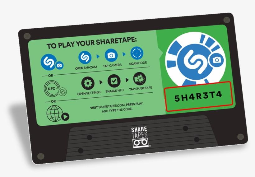 Devices) Or Scan The Code Using The Shazam App Available - Shazam Scan, transparent png