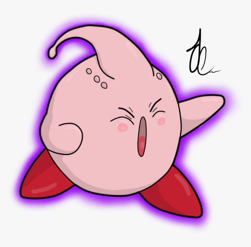 Kirby Majin Buu By The - Kirby And Majin Buu, transparent png