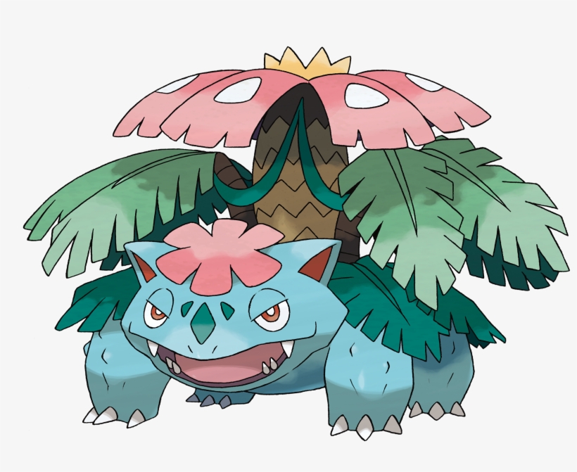 Azurilland - Mega Venusaur, transparent png