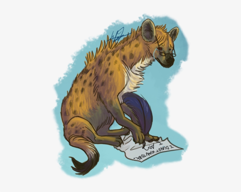 Shayradraws - Spotted Hyena, transparent png
