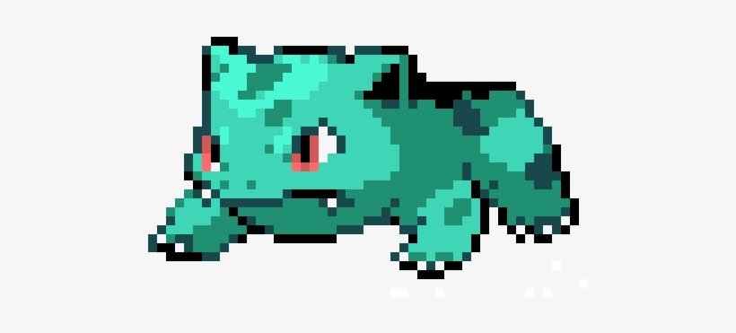 Ivysaur Without A Bulb - Pixel Art 16 Bit, transparent png