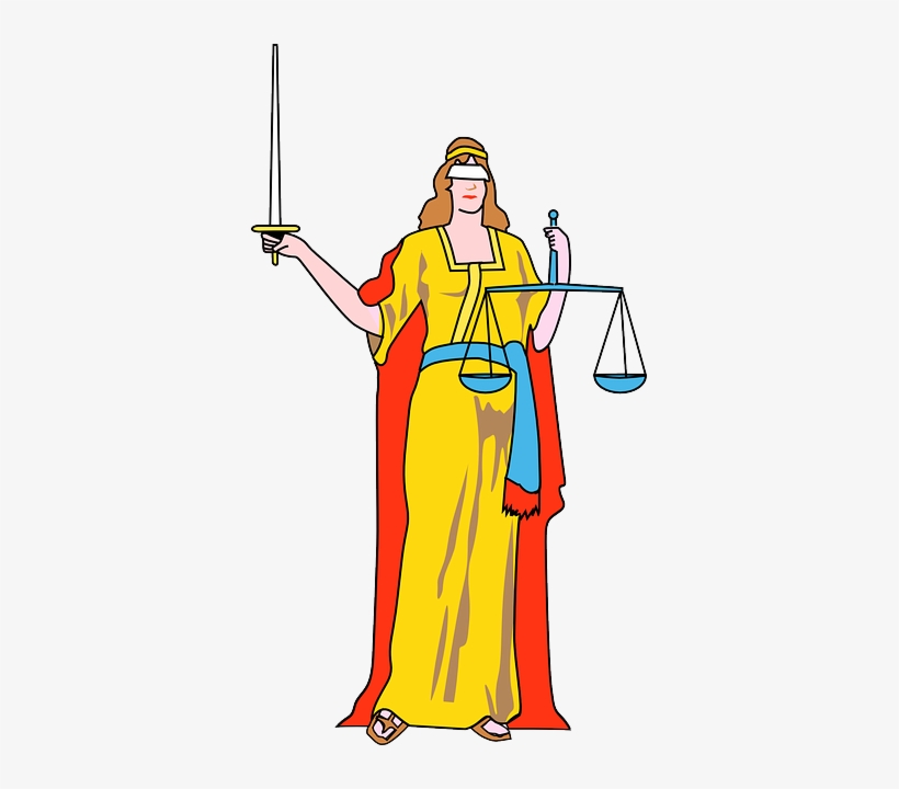 Symbol, Lady, Law, Scale, Sword, Bavaria, Judge, Statue - Symbol Of Justice Clipart, transparent png