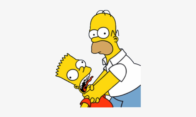 Homer And Bart Png, transparent png