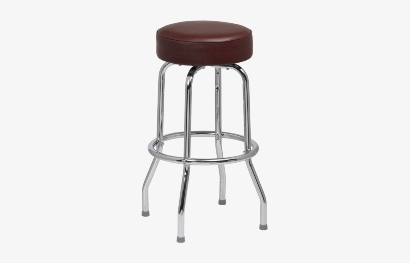 Royal Industries Classic Dinner Black Brown Bar Stool - Classic American Bar Stool, transparent png