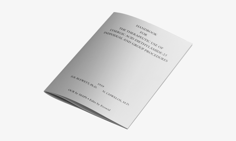 Handbook For The Therapeutic Use Of Lsd - Human, transparent png