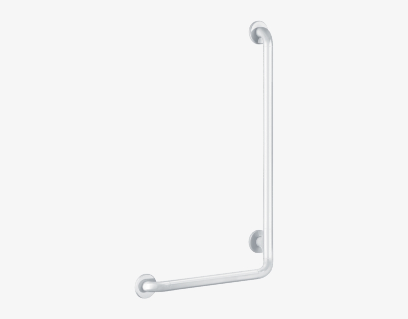 L-shaped Shower Grab Bar, Ø 32mm, H - Brass, transparent png