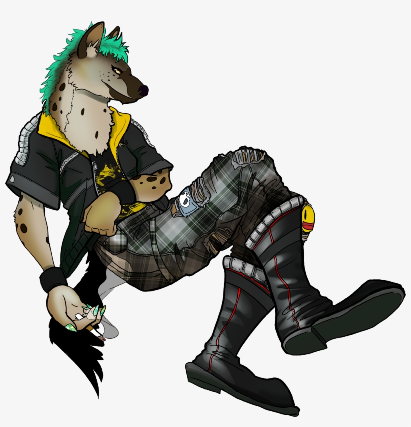 Hyena Girl - Cartoon, transparent png