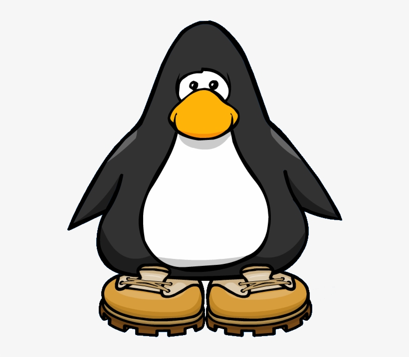 Lumberjack Boots From A Player Card - Penguin With Hard Hat, transparent png