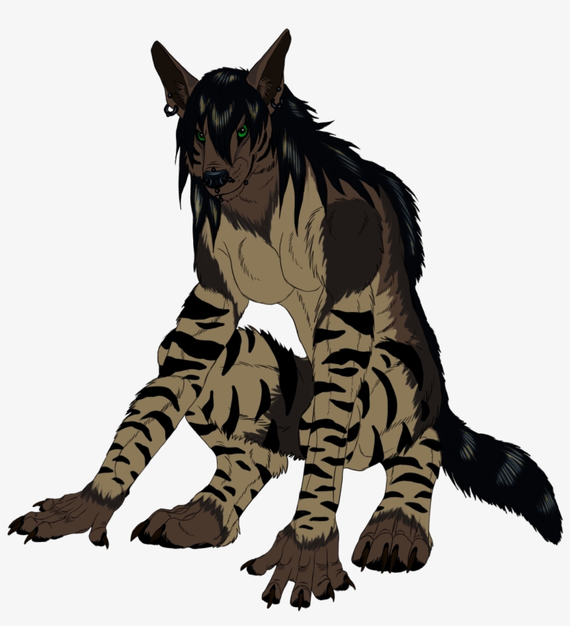 Anthro Brown Hyena - Anthro Hyena, transparent png