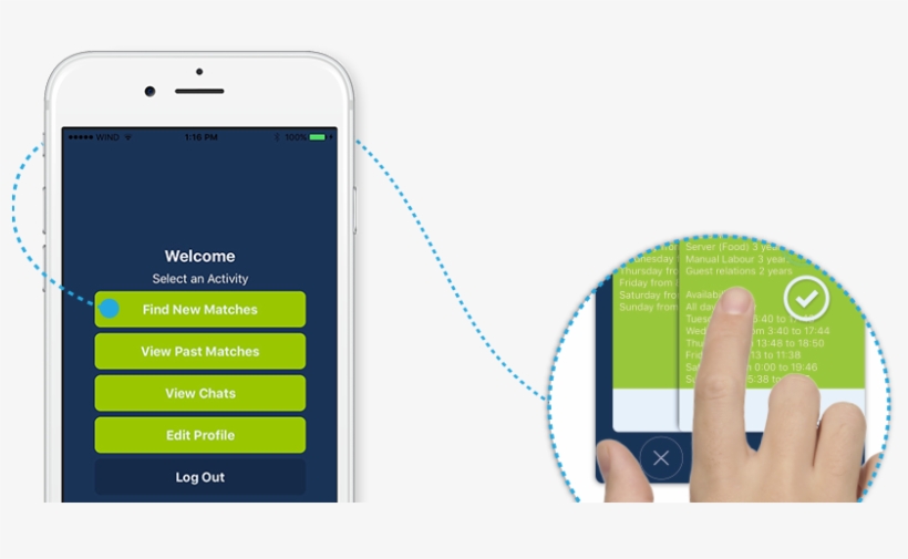 Stay Connected To Your Applicant Search While On The - Smartphone, transparent png