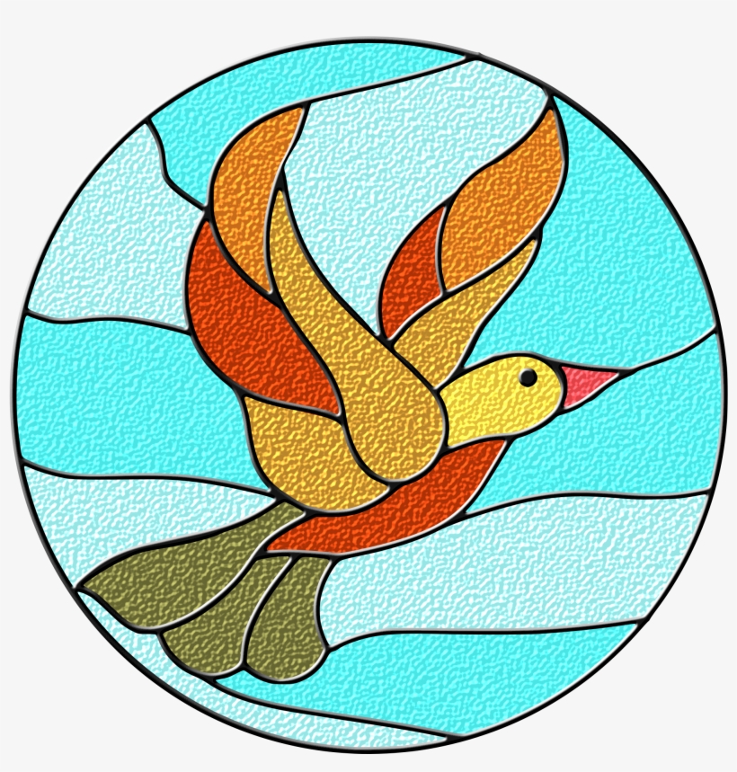 This Free Icons Png Design Of Bird Stained Glass, transparent png