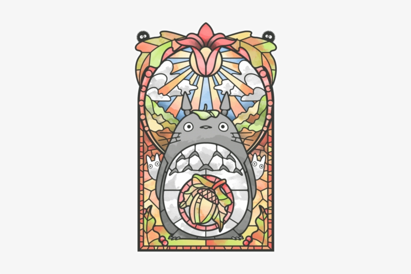 Stained Glass Forest Spirit - Stained Glass Forest Spirit Shirt Awesome T Shirt/hoodie/tanktop/sweater/mug, transparent png