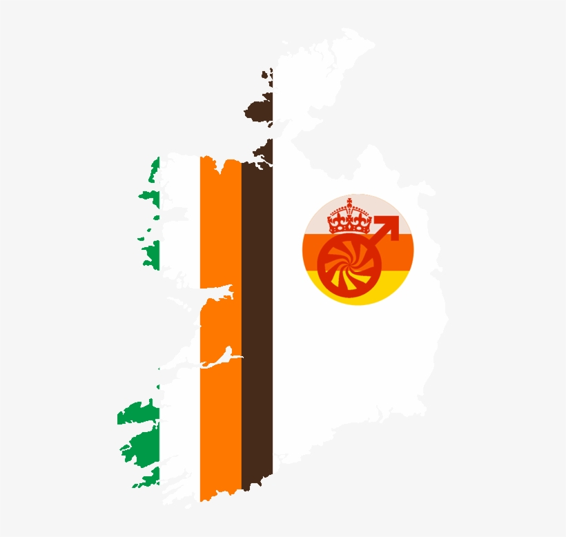 Flag Map Of Irish Mse - Keep Calm, transparent png