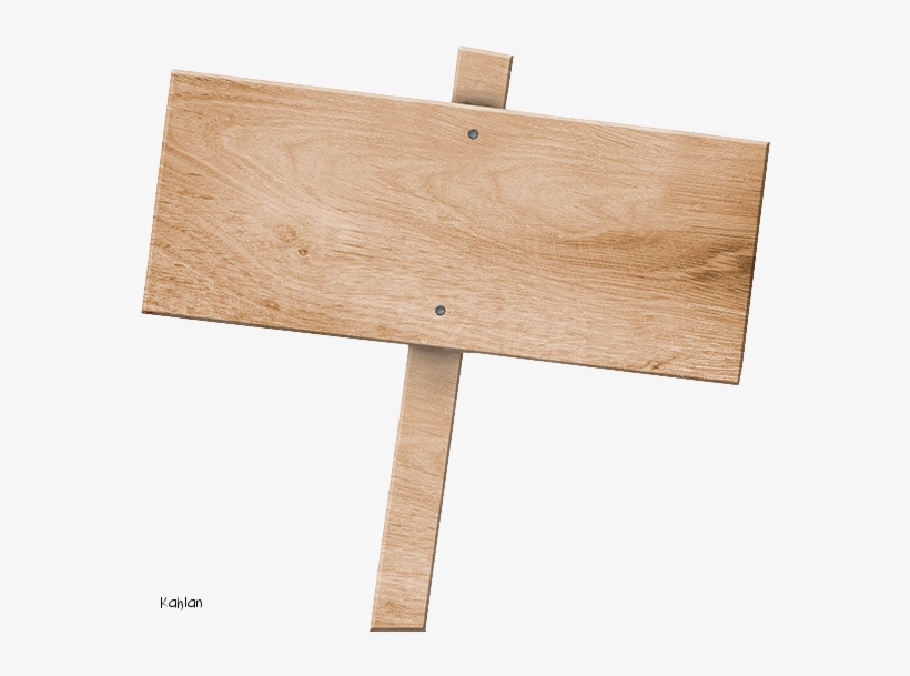 Plaque Clipart Wood Plank - Pancarte Png, transparent png