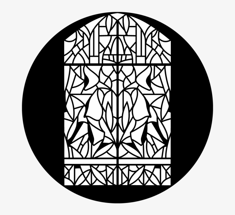 Window Stained Glass - Stained Glass Complete Gobo, transparent png