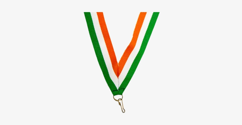 Irish Flag Woven Ribbon - Emblem, transparent png