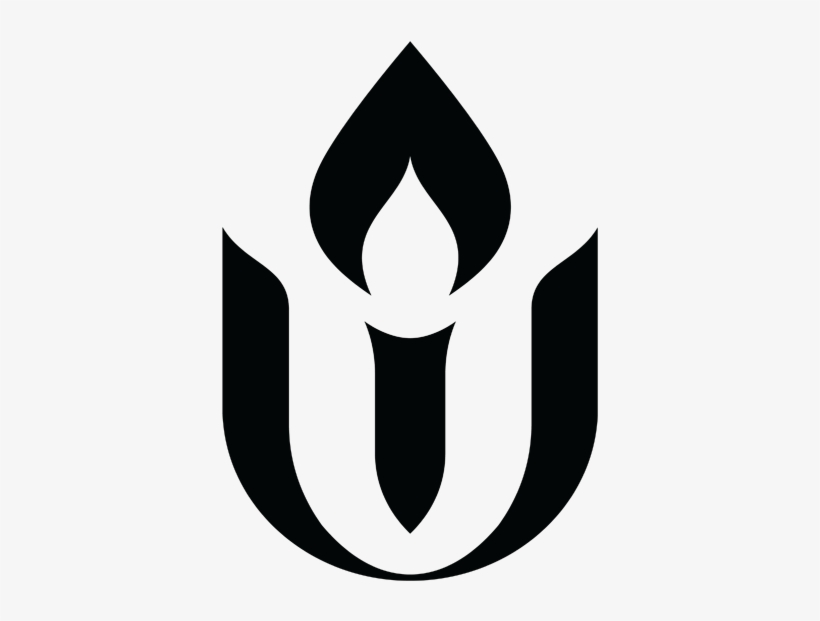Uua Chalice Solid Black Version - Unitarian Universalist Association, transparent png