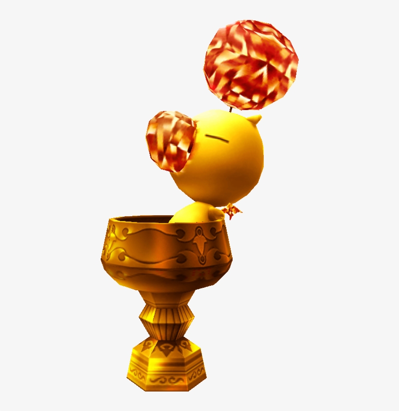 D012 Gold Moogle Chalice - Dissidia 012 Final Fantasy Manikin, transparent png