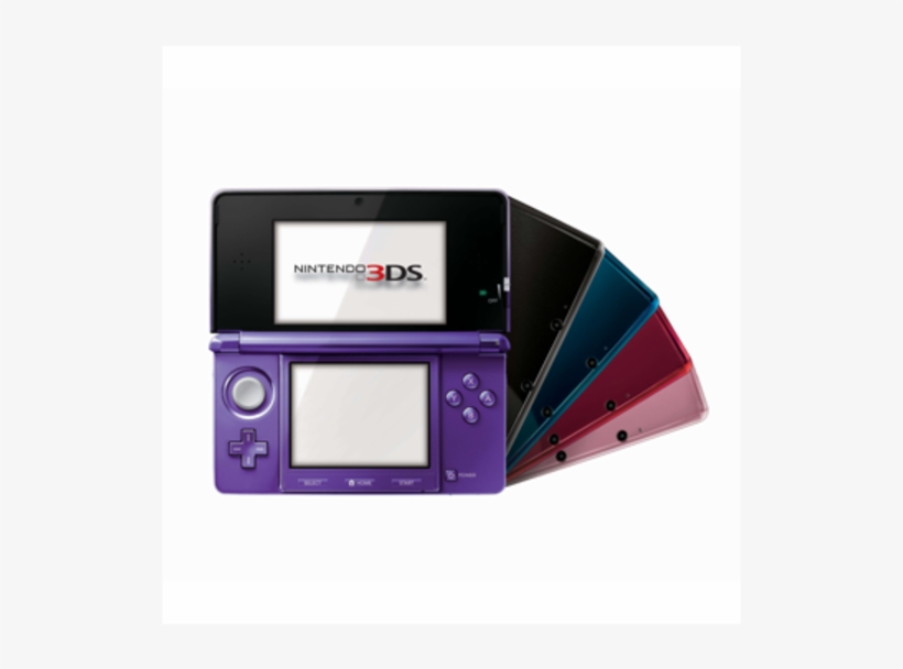 3 3ds Hardware Header - Nintendo 3ds - Midnight Purple, transparent png