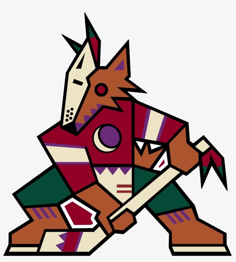 Past Logos - Phoenix Coyotes Logo, transparent png