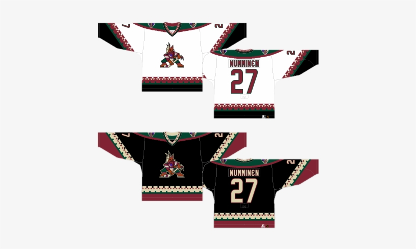 1996-2003 Home & Away Jerseys Coyotes01 - Coyote Phoenix, transparent png