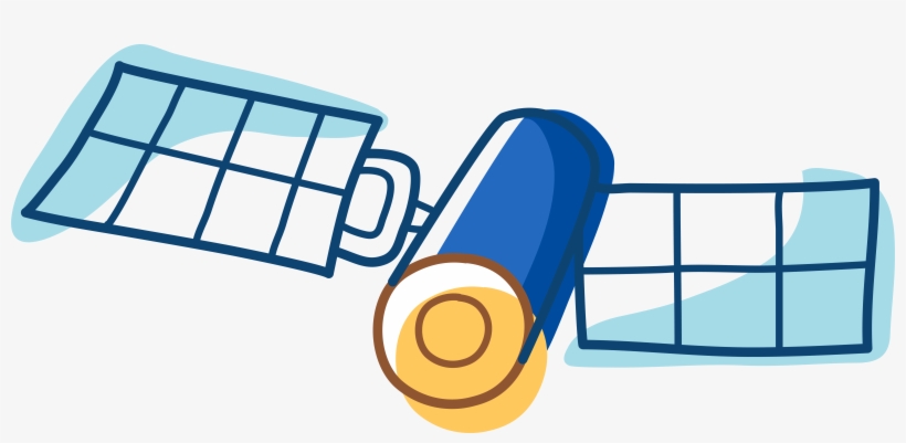 Satellite Outer Space Drawing - Drawing, transparent png