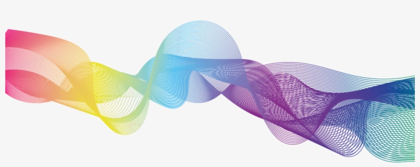 Colorful Waves Png Download - Mesh, transparent png
