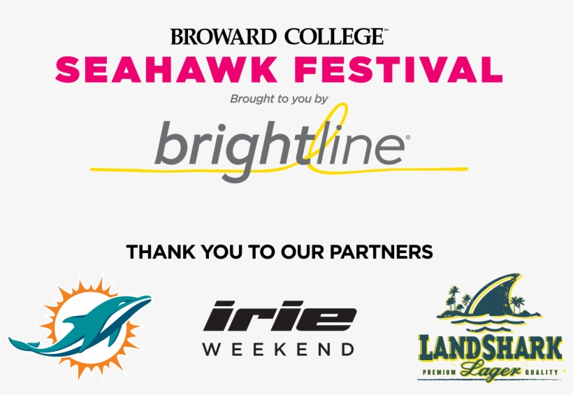 Broward College Seahawk Festival Brought To You By - Landshark Lager, transparent png