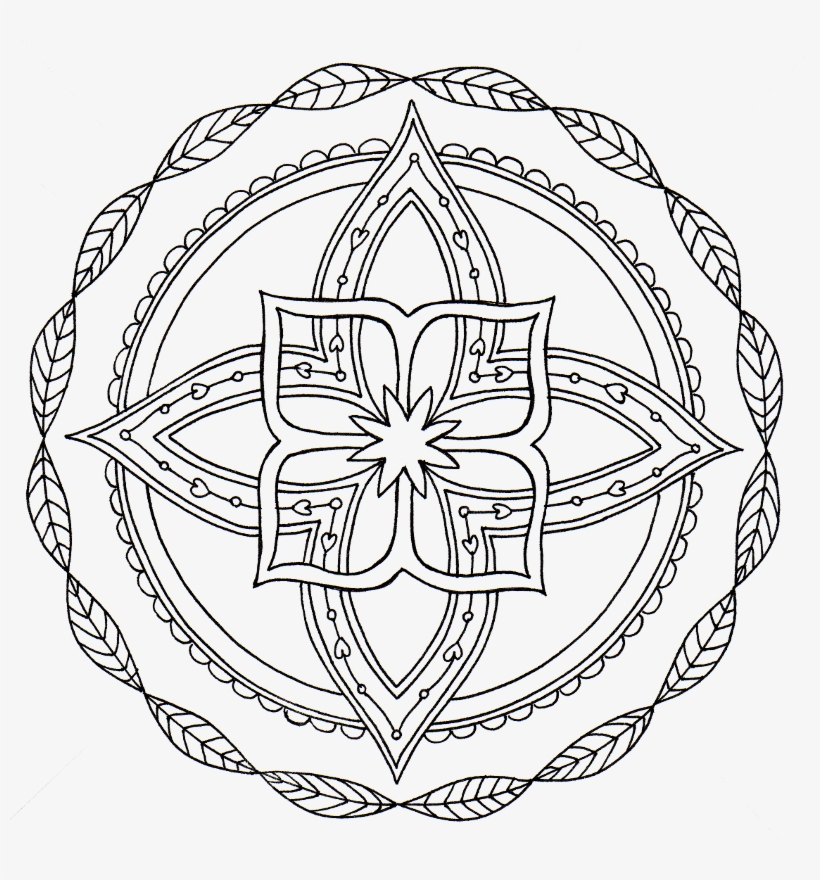 Sacred Geometry Vector Illustrations Vol 3 Black 05 - Quickie, transparent png