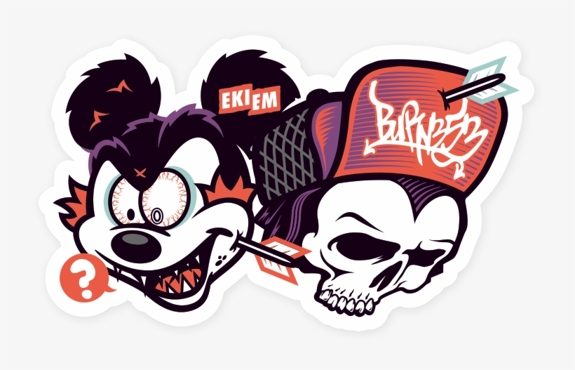 B Ekiem X Burn Sticker Pack Mm - Drawing, transparent png