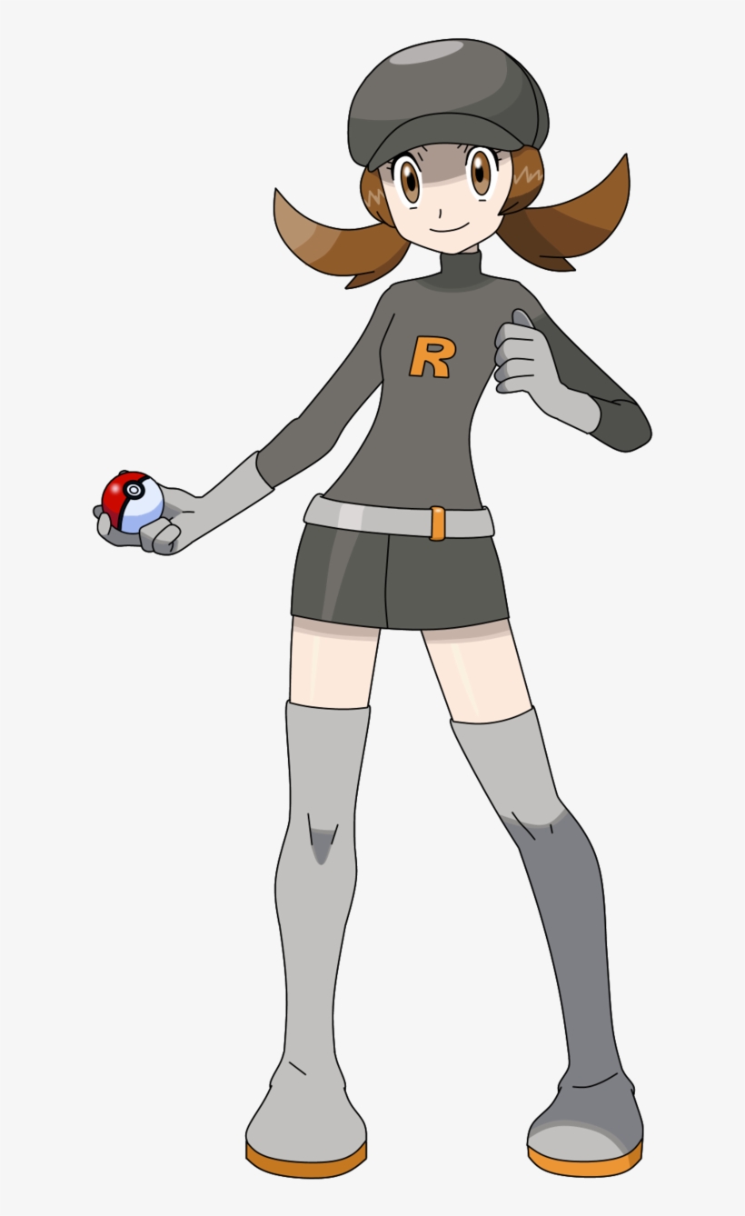Lyra Team Rocket Outfit By Morki95 - Pokemon Heartgold Team Rocket Disguise, transparent png